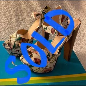 Floral/Butterfly Heels